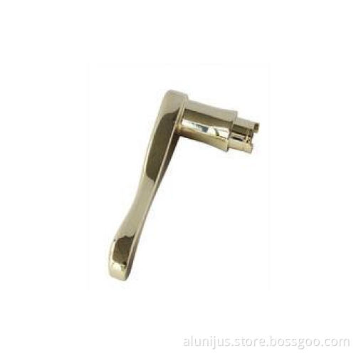 Golden Door Handle Zinc Alloy Die Casting Parts Tolerance 0